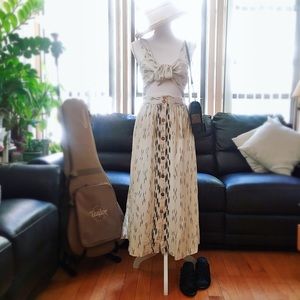 SALE Trendy Boho Free People Midi Tie Front Dress